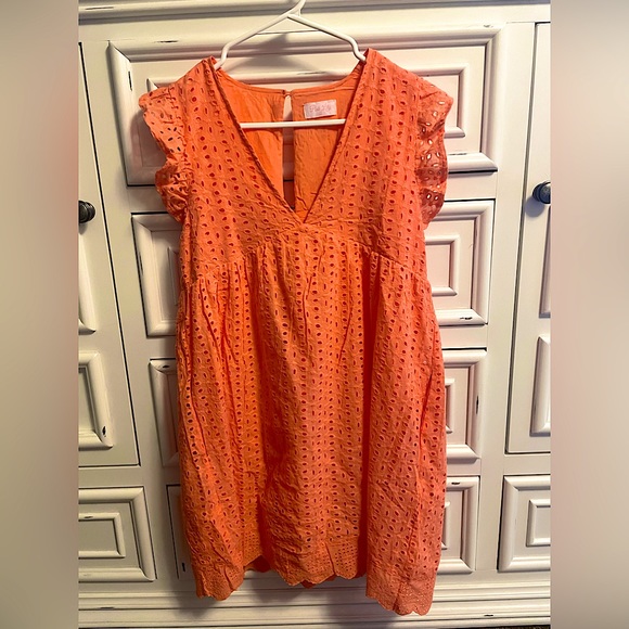 Peach Romper. Brand new Never Worn. NWOT - Picture 7 of 12